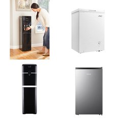 Pallet - 7 Pcs - Bar Refrigerators & Water Coolers, Refrigerators, Freezers - Customer Returns - HISENSE, Primo, Arctic King, Primo Water