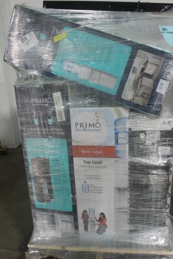 Special! 12 Pallets – 116 Pcs – Bar Refrigerators & Water Coolers, Air Conditioners – Customer Returns – Galanz, Primo, Primo Water