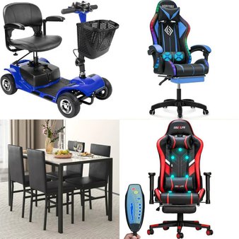 Pallet – 7 Pcs – Office, Unsorted, Canes, Walkers, Wheelchairs & Mobility, Dining Room & Kitchen – Customer Returns – 1inchome, SEGMART, DXlife, Hoffree