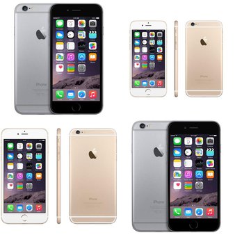 5 Pcs – Apple iPhone 6 – Refurbished (GRADE C – Locked) – Models: MQ422LL/A, 3A065LL/A, MG562LL/A, 6083B
