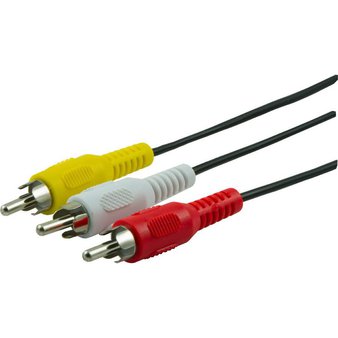82 Pcs – Onn ONA17AV039 Composite Cable, 6′ – Used – Retail Ready