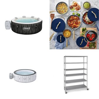 Pallet – 5 Pcs – Kitchen & Dining, Hot Tubs & Saunas, Storage & Organization – Customer Returns – Mm, LIFETIME PRODUCTS, SaluSpa, Coleman