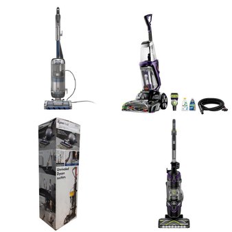 Pallet – 14 Pcs – Vacuums – Damaged / Missing Parts / Tested NOT WORKING – Shark, Hoover, SharkNinja, Bissell