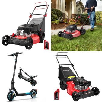 Pallet – 8 Pcs – Mowers, Powered, Patio, Fireplaces – Customer Returns – PowerSmart, TOREVSIOR, EVERCROSS, UHOMEPRO