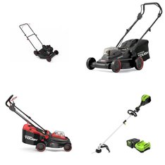 Pallet - 12 Pcs - Trimmers & Edgers, Mowers, Other - Customer Returns - Hyper Tough, Ozark Trail, GreenWorks Tools