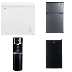 Pallet – 7 Pcs – Refrigerators, Bar Refrigerators & Water Coolers, Freezers – Customer Returns – Galanz, Arctic King, Great Value, HISENSE