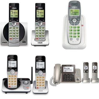 Pallet – 187 Pcs – Cordless / Corded Phones – Customer Returns – VTECH, Panasonic