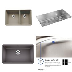 Pallet - 12 Pcs - Hardware, Kitchen & Bath Fixtures - Customer Returns - Kohler, Blanco, ELKAY, Saniflo