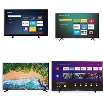 6 Pcs – LED/LCD TVs – Refurbished (GRADE A, GRADE B) – Sanyo, Samsung, HISENSE, Philips
