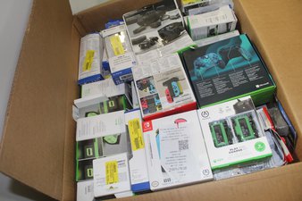 1 Parcel Box – 67 Pcs – Batteries & Chargers, Cables & Adapters – OPEN BOX UNTESTED RETURNS – Walmart