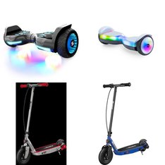 Pallet - 21 Pcs - Powered, Not Powered - Customer Returns - Razor Power Core, Razor, Halo Rise Above, Swagtron