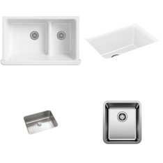 Pallet - 21 Pcs - Hardware, Kitchen & Bath Fixtures, Kitchen & Dining - Customer Returns - Kohler, TOTO USA, ELKAY, Blanco