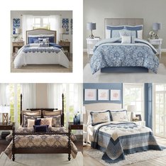 Pallet - 26 Pcs - Bedding Sets - Like New - Home Essence, Martha Stewart, Woolrich, Bodipedic Home