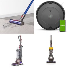 Pallet – 21 Pcs – Vacuums – Damaged / Missing Parts / Tested NOT WORKING – Hoover, Dyson, Bissell, iRobot
