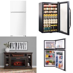 12 Pallets - 87 Pcs - Humidifiers / De-Humidifiers, Bar Refrigerators & Water Coolers, Freezers, Refrigerators - Customer Returns - HISENSE, Honeywell, LEVOIT, Galanz
