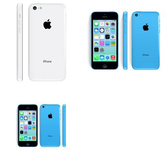 7 Pcs – Apple iPhone 5C – Refurbished (GRADE A – Unlocked) – Models: ME541LL/A, ME543LL/A, ME597LL/A