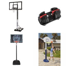 Pallet - 4 Pcs - Outdoor Sports, Exercise & Fitness - Customer Returns - FitRx, Little Tikes, Spalding, LIFETIME PRODUCTS