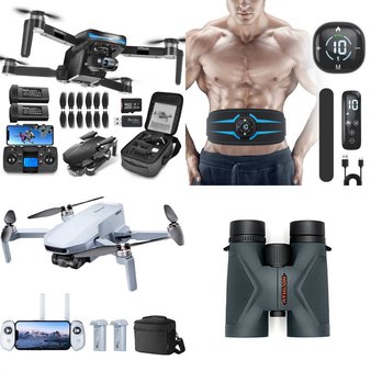Pallet – 41 Pcs – Projector, DVD & Blu-ray Players, Monitors, Drones & Quadcopters Vehicles – Customer Returns – Roconia, Doosl, UPERFECT, Idoo