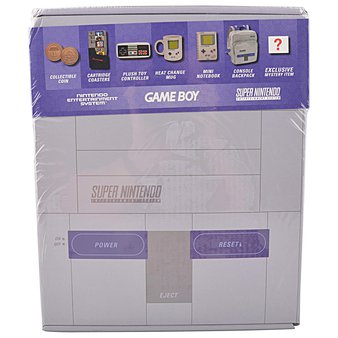 141 Pcs – CultureFly RETBOXQ4BX1 Super Nintendo Collectors Kit – Like New, Open Box Like New – Retail Ready