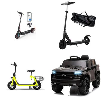 Pallet – 12 Pcs – Vehicles, Powered, Outdoor Sports – Customer Returns – Funcid, EVERCROSS, Funtok, MaxKare