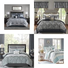 3 Pallets - 149 Pcs - Curtains & Window Coverings, Bedding Sets, Rugs & Mats - Like New or New Customer Returns - JC Penney