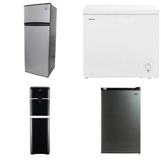 Pallet - 6 Pcs - Freezers, Bar Refrigerators & Water Coolers, Refrigerators - Customer Returns - HISENSE, Primo, Arctic King, Thomson