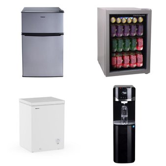 Pallet – 6 Pcs – Bar Refrigerators & Water Coolers, Freezers – Customer Returns – Galanz, Frigidaire Professional, CURTIS INTERNATIONAL LTD, Great Value