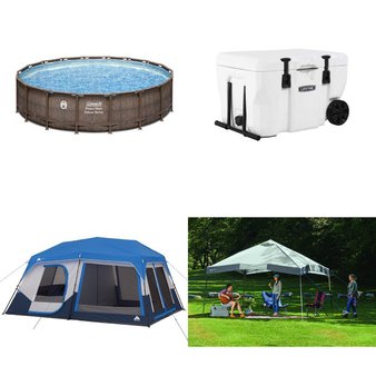 Pallet – 12 Pcs – Camping & Hiking, Pools & Water Fun, Unsorted – Customer Returns – Ozark Trail, Lifetime, Coleman