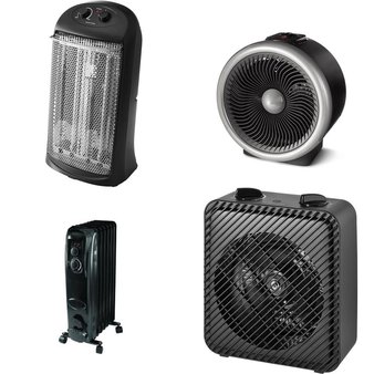 Pallet – 19 Pcs – Heaters – Customer Returns – Mainstay’s, Honeywell