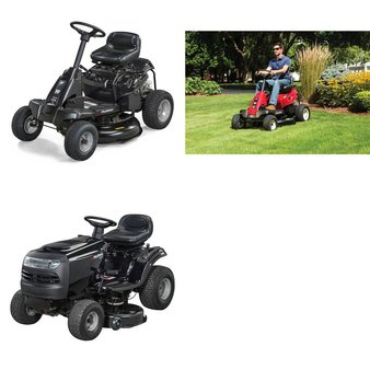 CLEARANCE! 4 Pcs – Riding Lawn Mowers – Tested Not Working – Murray