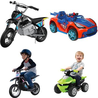 Pallet – 6 Pcs – Vehicles – Customer Returns – Razor, Spider-Man, Realtree, Adventure Force