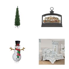3 Pallets - 453 Pcs - Curtains & Window Coverings, Decorations & Favors, Sheets, Pillowcases & Bed Skirts, Bedding Sets - Like New or New Customer Returns - JC Penney