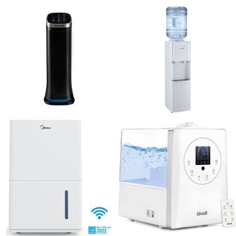 Pallet – 17 Pcs – Accessories, Humidifiers / De-Humidifiers, Bar Refrigerators & Water Coolers – Customer Returns – Shanhu Foshan, Primo Water, LEVOIT, Honeywell