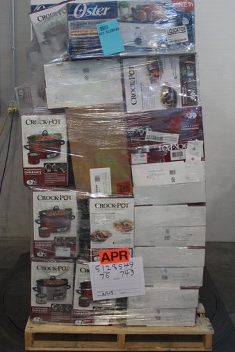 Pallet – 43 Pcs – Slow Cookers, Roasters, Rice Cookers & Steamers – Customer Returns – Crock-Pot