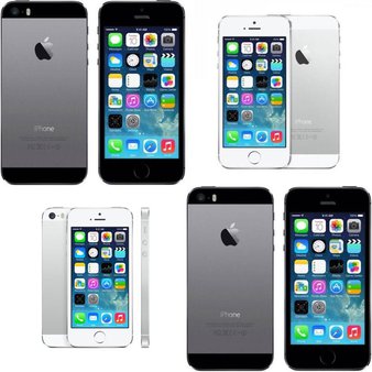 15 Pcs – Apple iPhone 5S – Refurbished (GRADE C – Locked) – Models: MN6R2LL/A, MN6T2LL/A, ME372LL/A, MF798LL/A – Smartphones