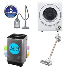 Pallet - 9 Pcs - Vacuums, Laundry, Dining Room & Kitchen, Bedroom - Customer Returns - UHOMEPRO, Homfa, Kenmore, KRIB BLING