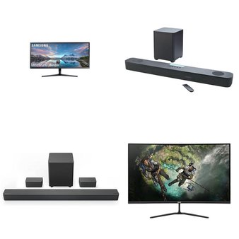 Pallet – 13 Pcs – Monitors – Damaged / Missing Parts / Tested NOT WORKING – Samsung, ACER, Onn, onn.