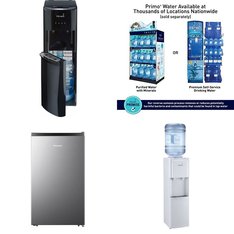 CLEARANCE! Pallet – 8 Pcs – Bar Refrigerators & Water Coolers – Customer Returns – Primo Water, HISENSE, Primo International