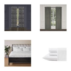 3 Pallets - 394 Pcs - Curtains & Window Coverings, Rugs & Mats, Decor, Bedding Sets - Like New or New Customer Returns - JC Penney