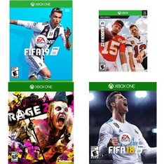 250 Pcs - Microsoft Video Games - New, Like New, Open Box Like New, Used - FIFA 19 - Standard (XB1), Rage 2 - Xbox One Standard Edition (Video Game), Madden NFL 22 - Xbox Series X (XBSX), FIFA 18 Standard Edition - Xbox One