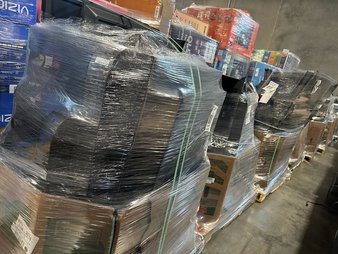 Truckload 20 Pallets – 269 Pcs – LED & LCD – Damaged / Missing Parts / Tested NOT WORKING – VIZIO, Samsung, Onn, HISENSE
