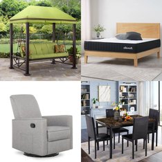 Flash Sale! 6 Pallets - 77 Pcs - Furniture - Better Homes & Gardens, Mainstays, COOKCOK, Zinus