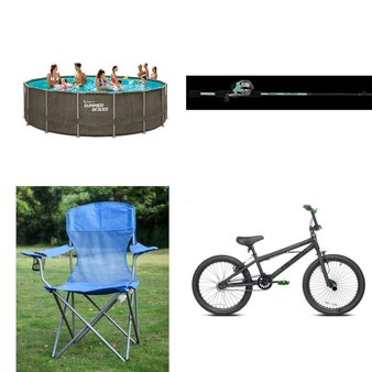 Flash Sale! 3 Pallets – 16 Pcs – Pools & Water Fun, Camping & Hiking, Fishing & Wildlife, Cycling & Bicycles – Overstock – Summer Waves, Ozark Trail