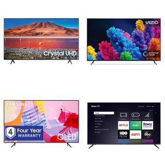 18 Pcs – LED/LCD TVs – Refurbished (GRADE A, GRADE B) – VIZIO, Samsung, TCL, SCEPTRE