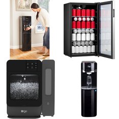 Pallet - 9 Pcs - Bar Refrigerators & Water Coolers, Refrigerators, Ice Makers - Customer Returns - Arctic King, Galanz, HISENSE, Great Value