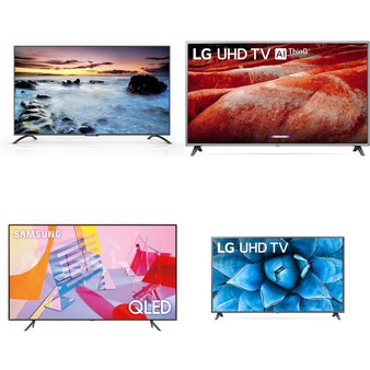 7 Pcs – LED/LCD TVs – Refurbished (GRADE A, GRADE B, No Stand) – Samsung, LG, HISENSE, SCEPTRE