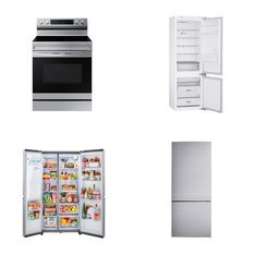 8 Pcs - Ovens / Ranges, Refrigerators, Laundry - Used - LG, Samsung, GE, WHIRLPOOL