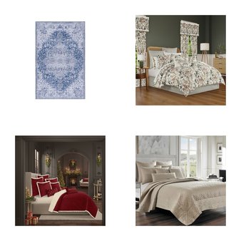 1 Pallet – 33 Pcs – Bedding Sets, Blankets, Throws & Quilts – Mixed Conditions – IZOD, QUEEN STREET, Madison Park, Truly Soft