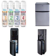 Pallet - 9 Pcs - Bar Refrigerators & Water Coolers, Freezers, Refrigerators, Kitchen & Bath Fixtures - Customer Returns - Primo, HISENSE, Primo Water, Galanz