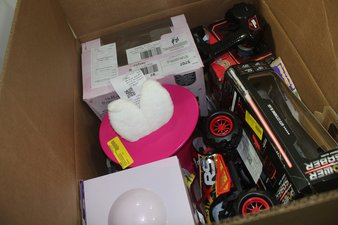 1 Parcel Box – 11 Pcs – Vehicles, Trains & RC, Pretend & Dress-Up – OPEN BOX UNTESTED RETURNS – Walmart